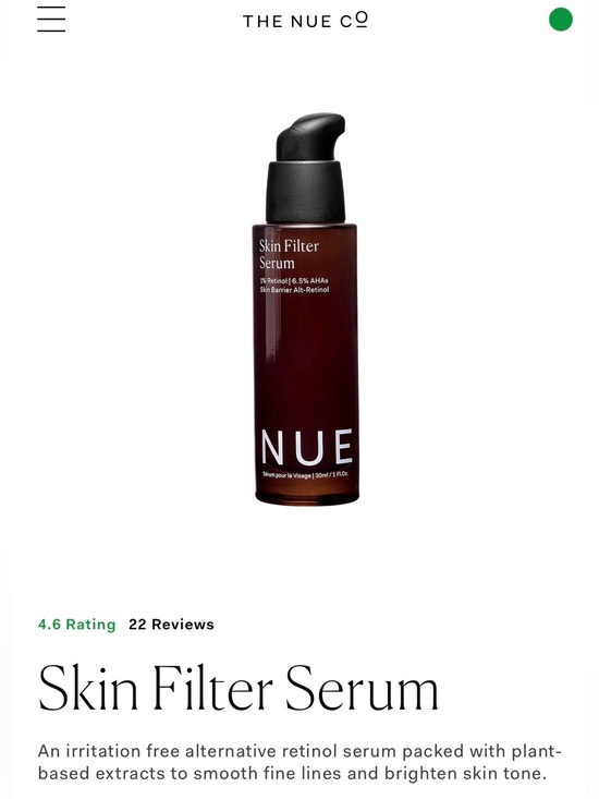 The Nue Co Other - The Nue Co Skin Filter Serum – Black/Brown Bottle